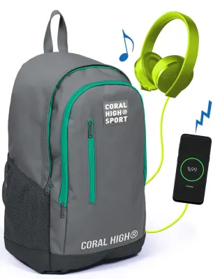 YAYGAN ÇANTA SIRT CORAL HIGH SPORT USB+AUX SOKETLİ 23233