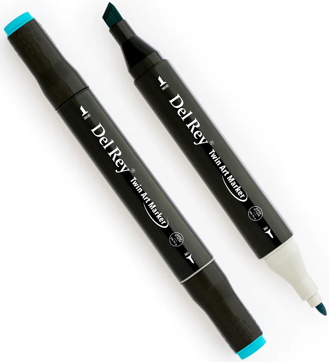DEL REY GRAFİK MARKÖR TWIN MN-DR063 CARULEAN BLUE3