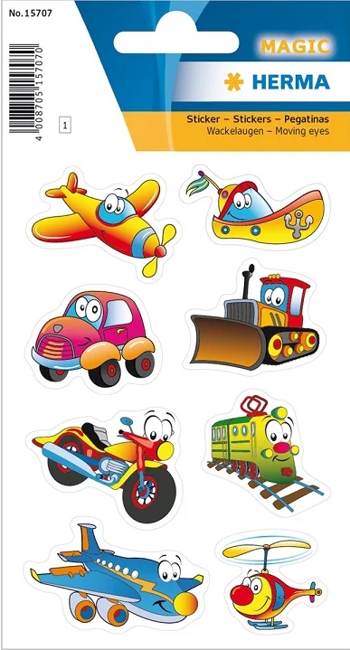 HERMA ETİKET MAGIC VEHICLES MOVING EYE 15707