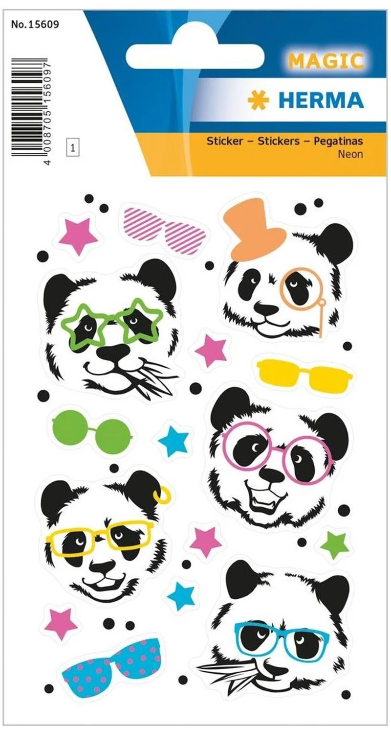 HERMA ETİKET MAGIC PANDA NEON FOIL 15609