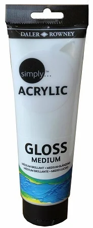 DALER ROWNEY YARDIMCI MALZEME AKRİLİK BOYA SIMPLY SERİSİ PARLATMA YARDIMCI 250 ML 126250004