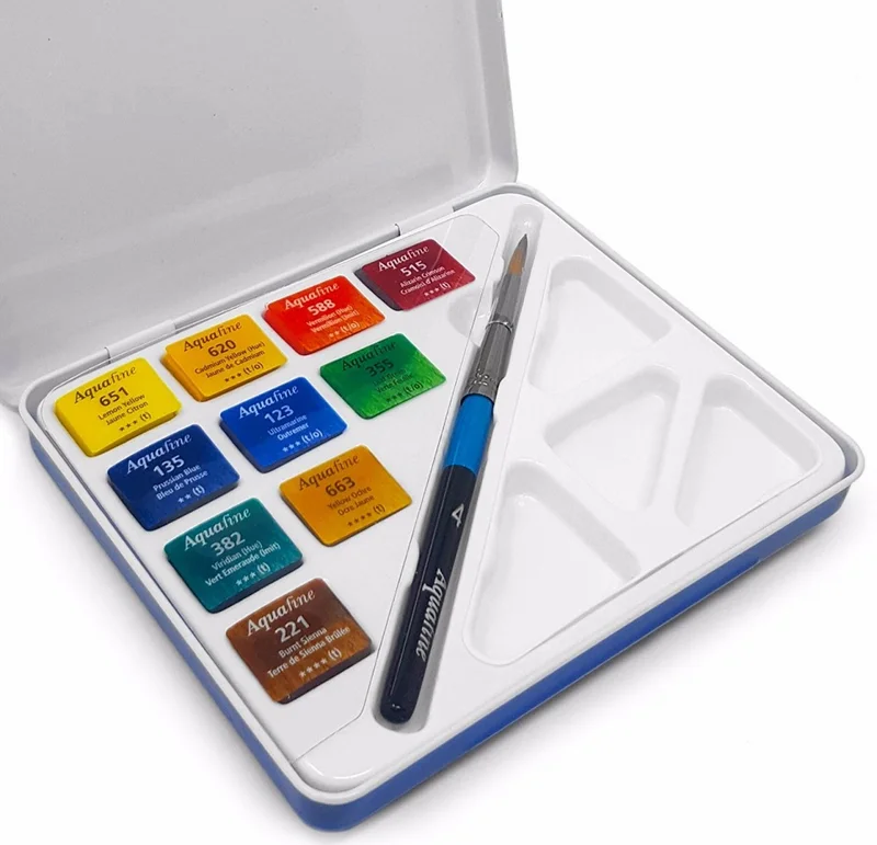 DALER ROWNEY SULU BOYA AQUAFINE TÜP SET MİNİ SEYAHAT SETİ 131900910