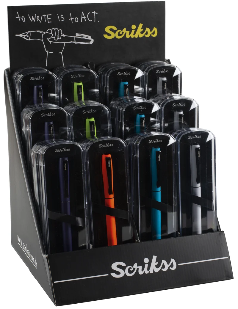 SCRIKSS ROLLER KALEM KARNAVAL 24 LÜ STAND COLOR