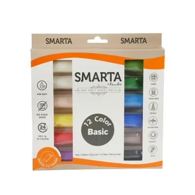 SMARTA MODELLEME HAMURU HAVA İLE KURUYAN 25 GR x 12 Lİ SET 30000090