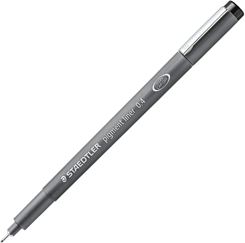 STAEDTLER PIGMENT LINER 0.4 SİYAH 308 04-9