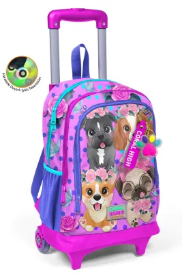 YAYGAN CORAL HIGH ÇEKÇEK SIRT ÇANTA(IŞIKLI TEKERLEK) 23950