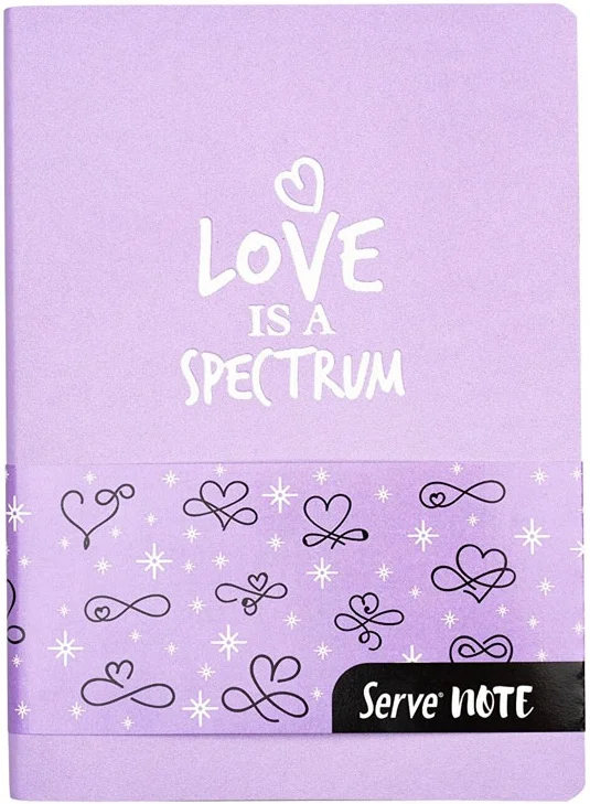 SERVE DEFTER NOT 15x21 ÇİZGİLİ LAVANTA SV-NTYK1521LA