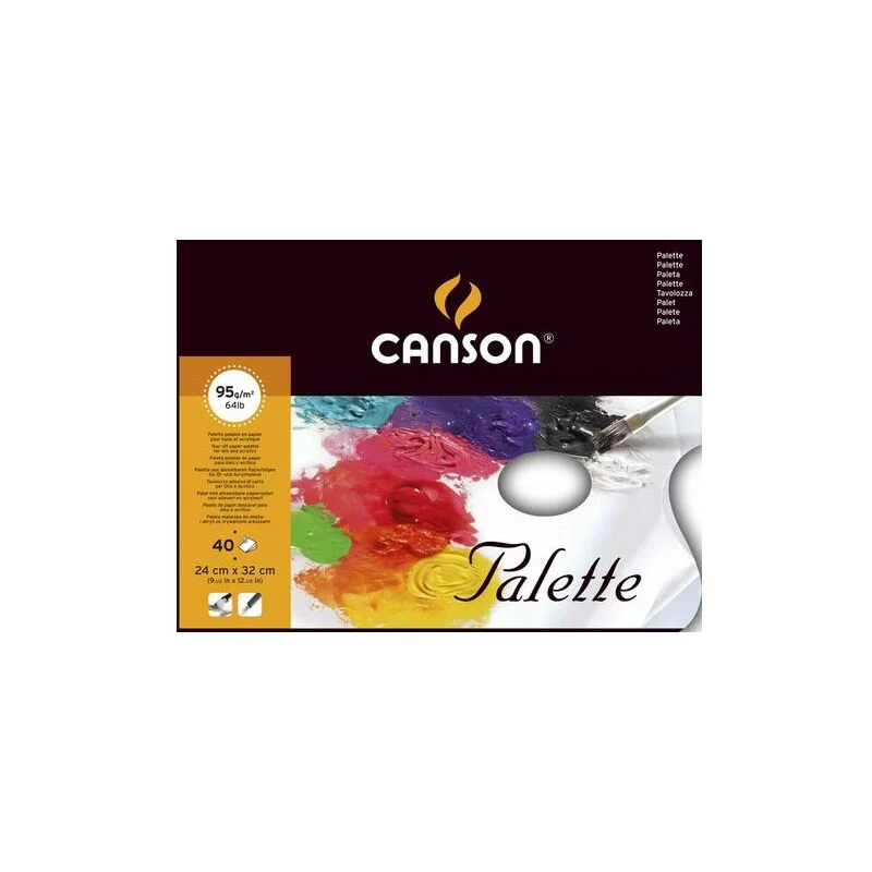 CANSON ÇİZİM BLOĞU PALET 24x32 95 GR 40 SF 400039077