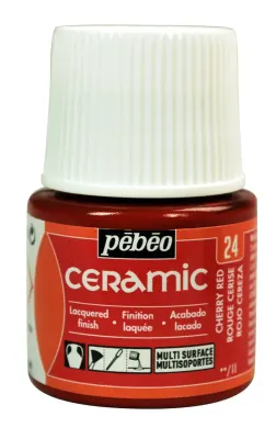 PEBEO SERAMİK BOYASI 45 ML 025*24 CHERY RED