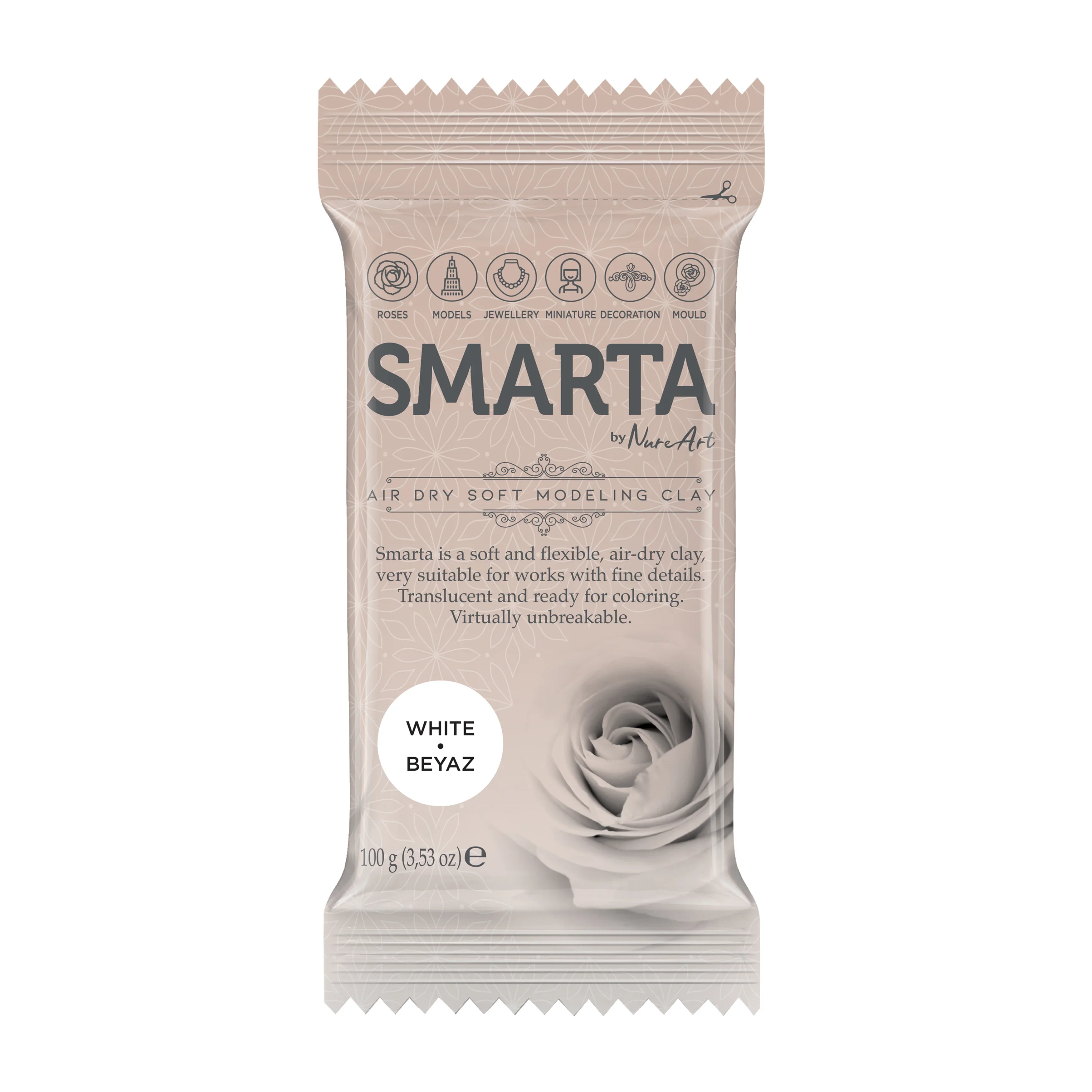SMARTA MODELLEME HAMURU HAVA İLE KURUYAN 100 GR BEYAZ 30000101