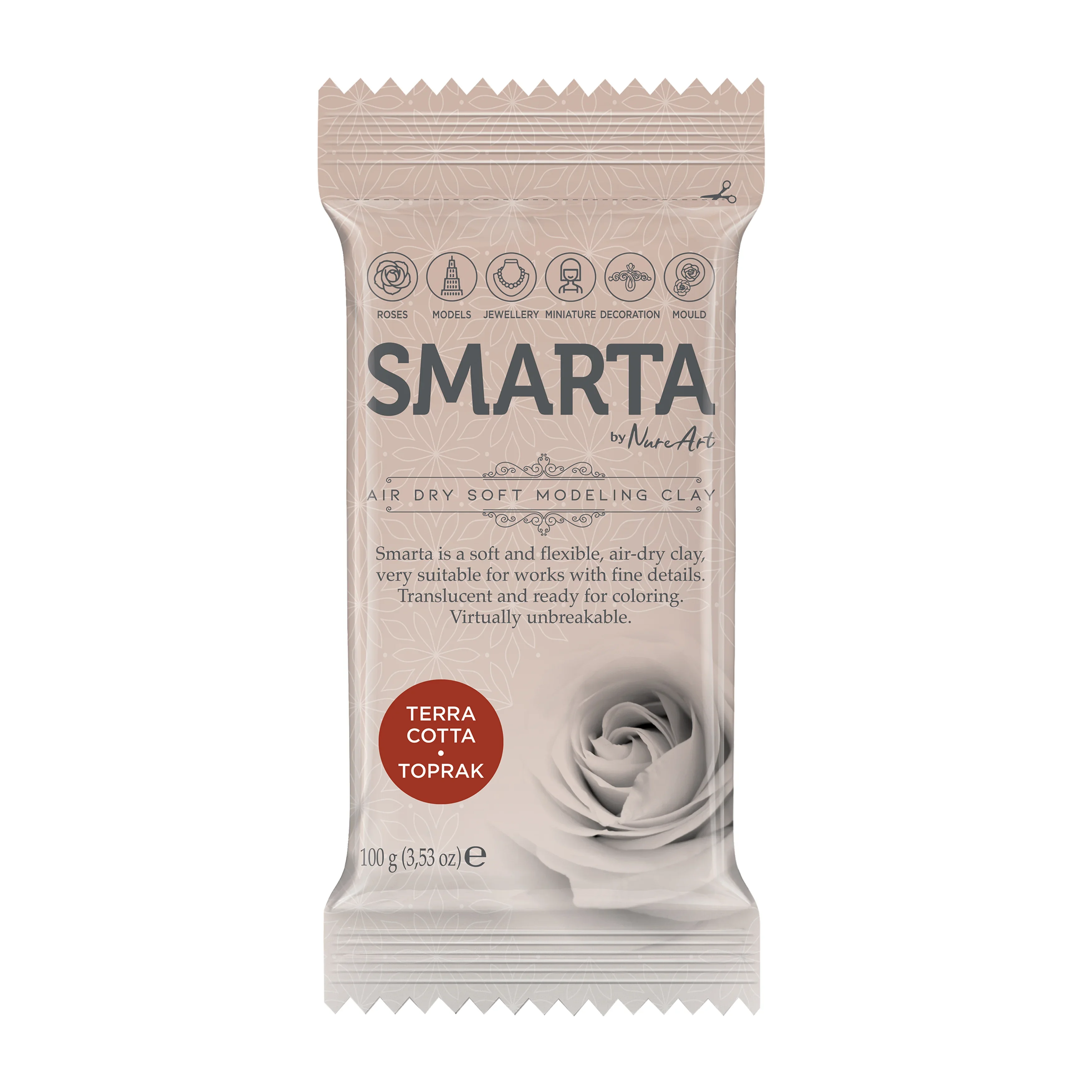 SMARTA MODELLEME HAMURU HAVA İLE KURUYAN 100 GR TOPRAK 30000103