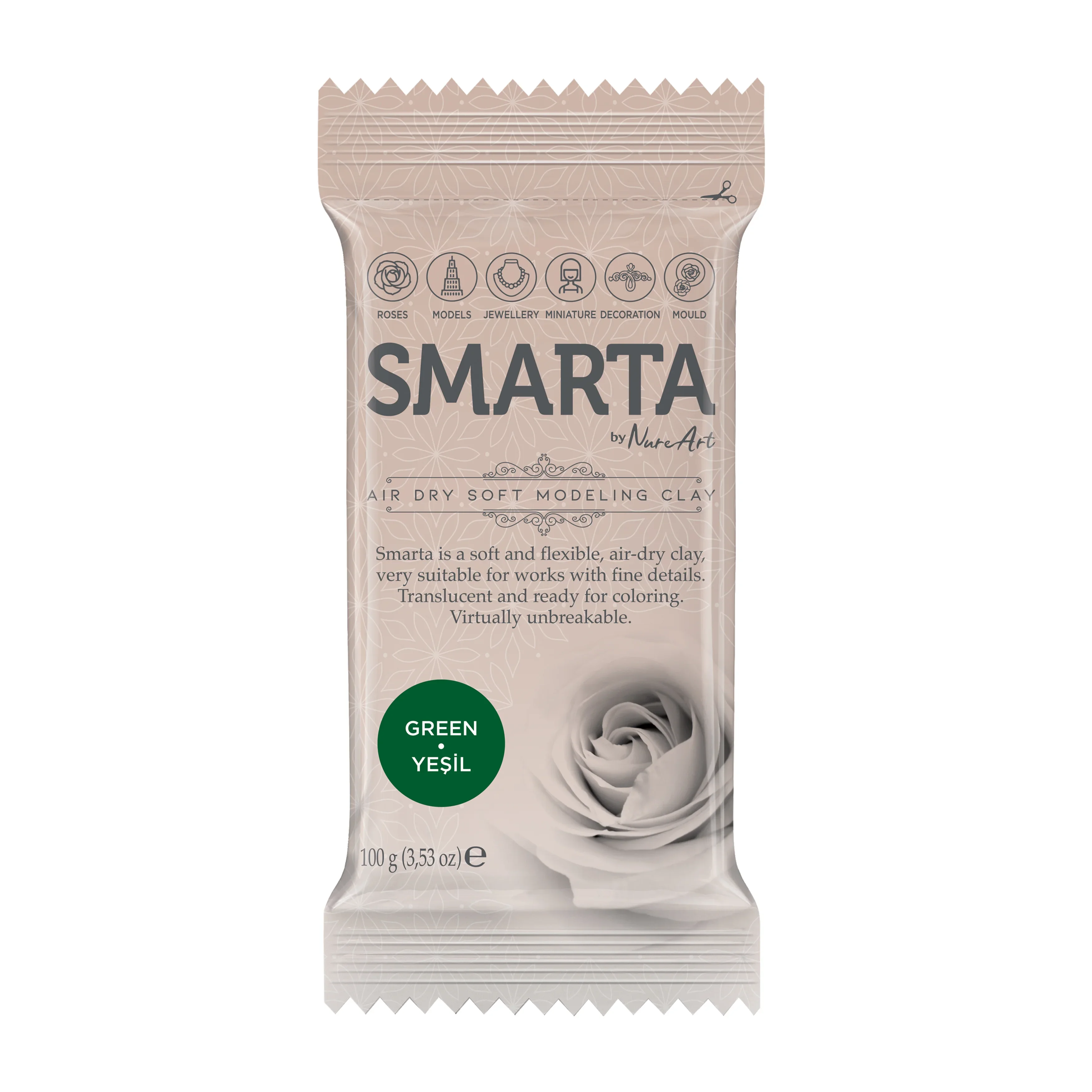 SMARTA MODELLEME HAMURU HAVA İLE KURUYAN 100 GR YEŞİL 30000107