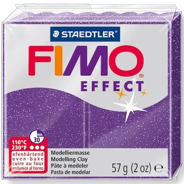 FIMO SOFT MODELLEME KİLİ 57 GR YAZLDIZLI LEYLAK 8020-602 07