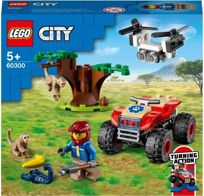 ADORE LEGO CITY VAHŞİ HAYVAN KURTARMA ATV Sİ ADR-LSC60300