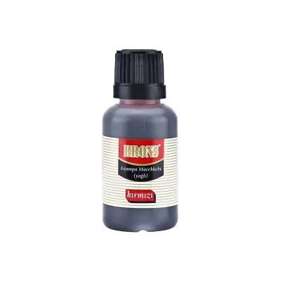 BRONS ISTAMPA MÜREKKEBİ KIRMIZI 30 cc BR-316
