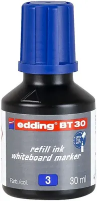 EDDİNG BT30 MAVİ TAHTA KALEMİ MÜREKKEBİ 30 ml