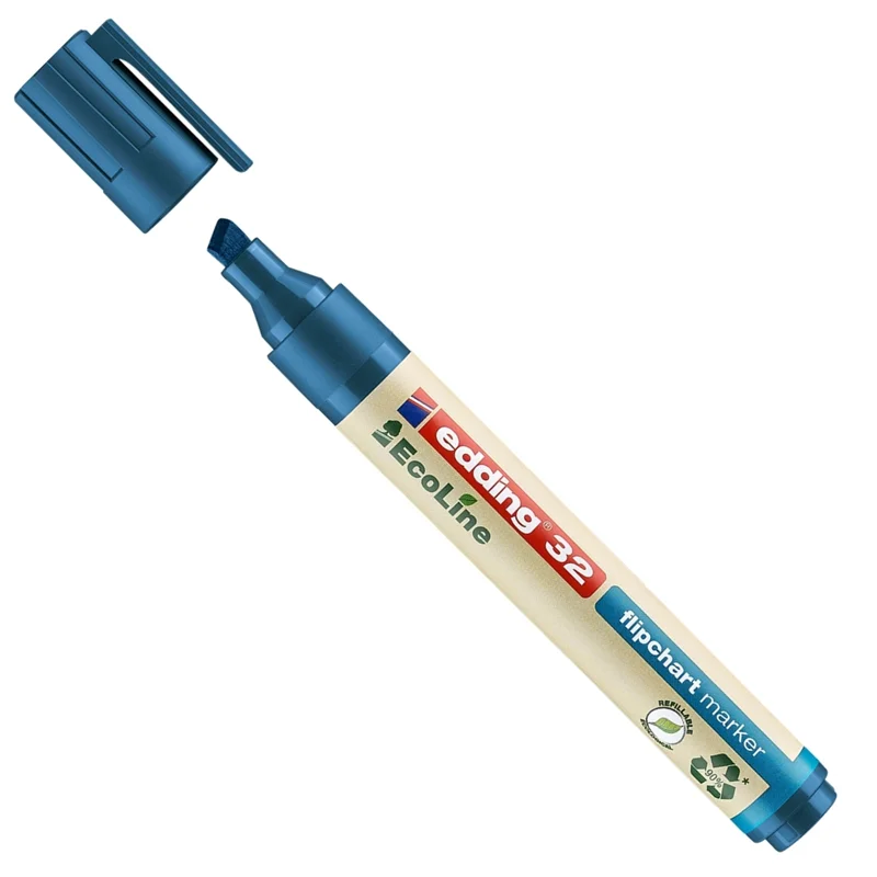 EDDING FLIPCHART KALEMİ ECOLINE E-32 MAVİ