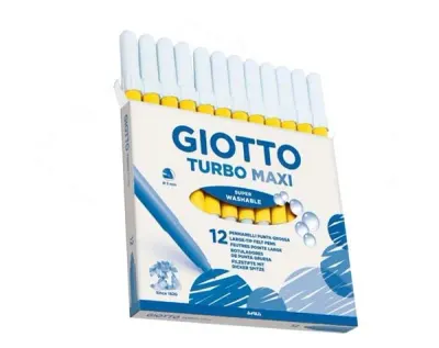 GIOTTO KEÇELİ KALEM TURBO MAXI SARI 456002