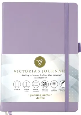 VJ DEFTER VENZI PLANLAYICI SERT KAPAK 14x20 Cm. 100 Gr. KREM 96 YP. NOKTALI LİLA 1052