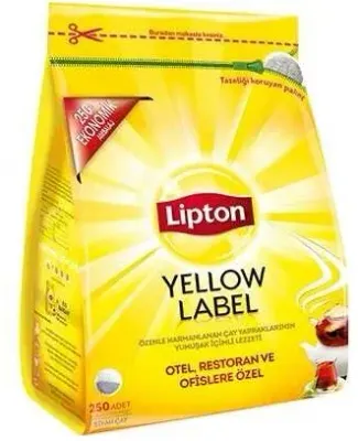 LİPTON DEMLİK POŞET ÇAY 250 Lİ YELLOW LABEL 3.2g 67188566-69989567