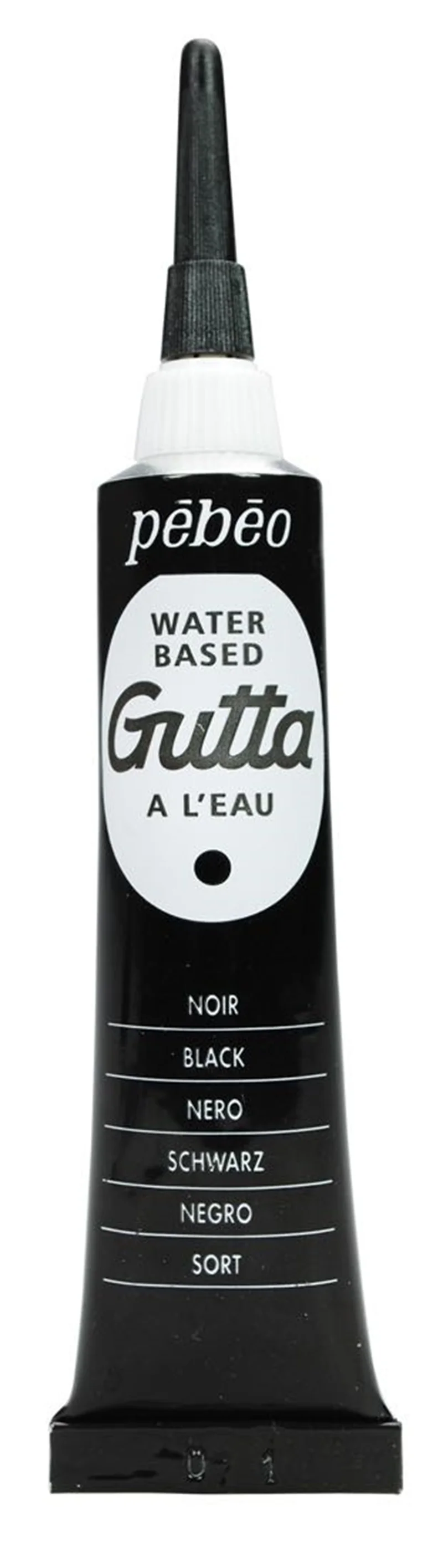 PEBEO İPEK BOYASI KONTÜRÜ SU BAZLI GUTTA 20 ML 147*12 BLACK