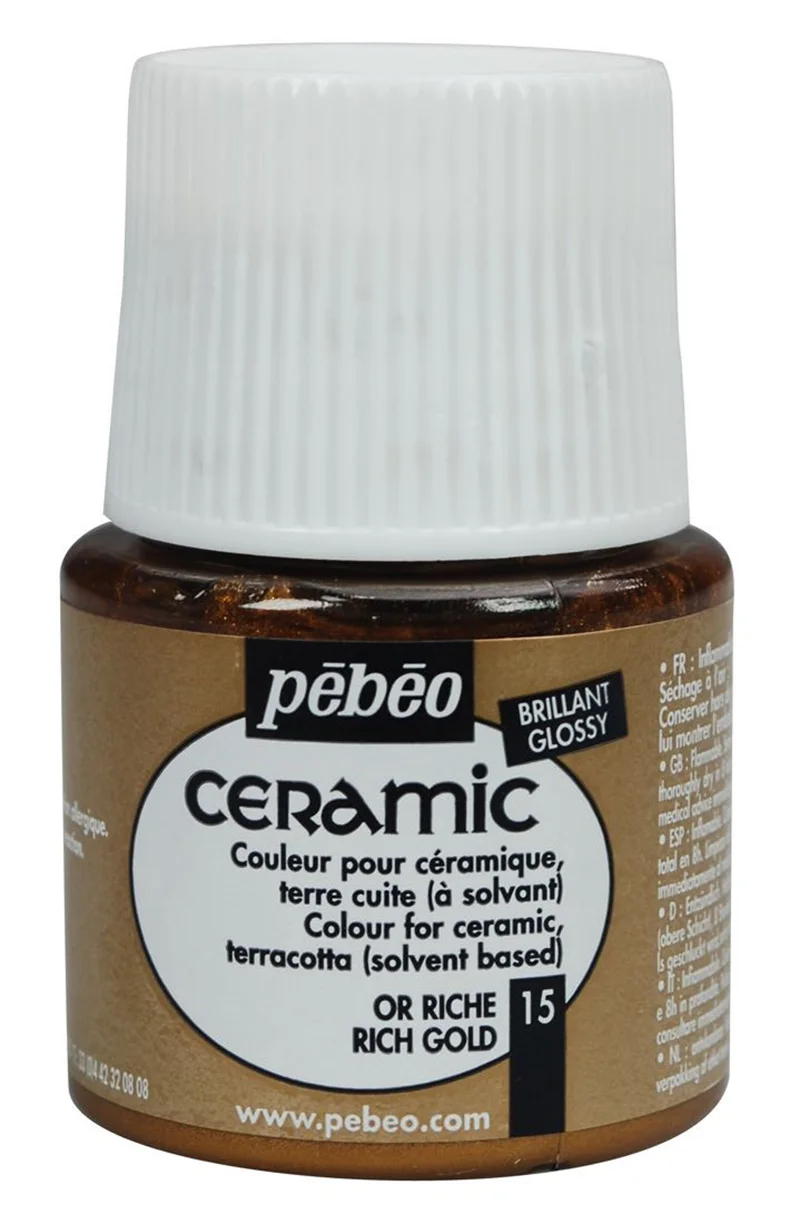 PEBEO SERAMİK BOYASI 45 ML 025*15 RICH GOLD