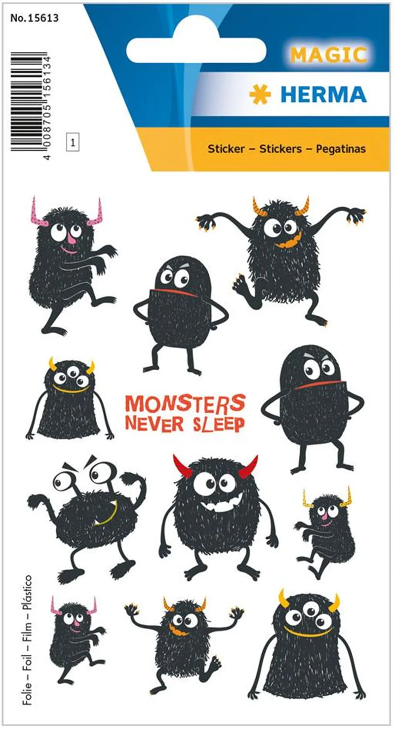 HERMA ETİKET MAGIC MONSTERLER UYUMAZ 15613