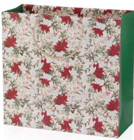 GIPTA KARTON ÇANTA B5 CHRISTMAS FLORAL BG65030