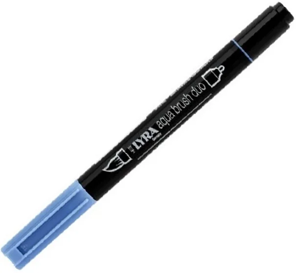 LYRA KEÇELİ KALEM AQUA BRUSH DUO FIRÇA UÇLU SMALT BLUE L6520046