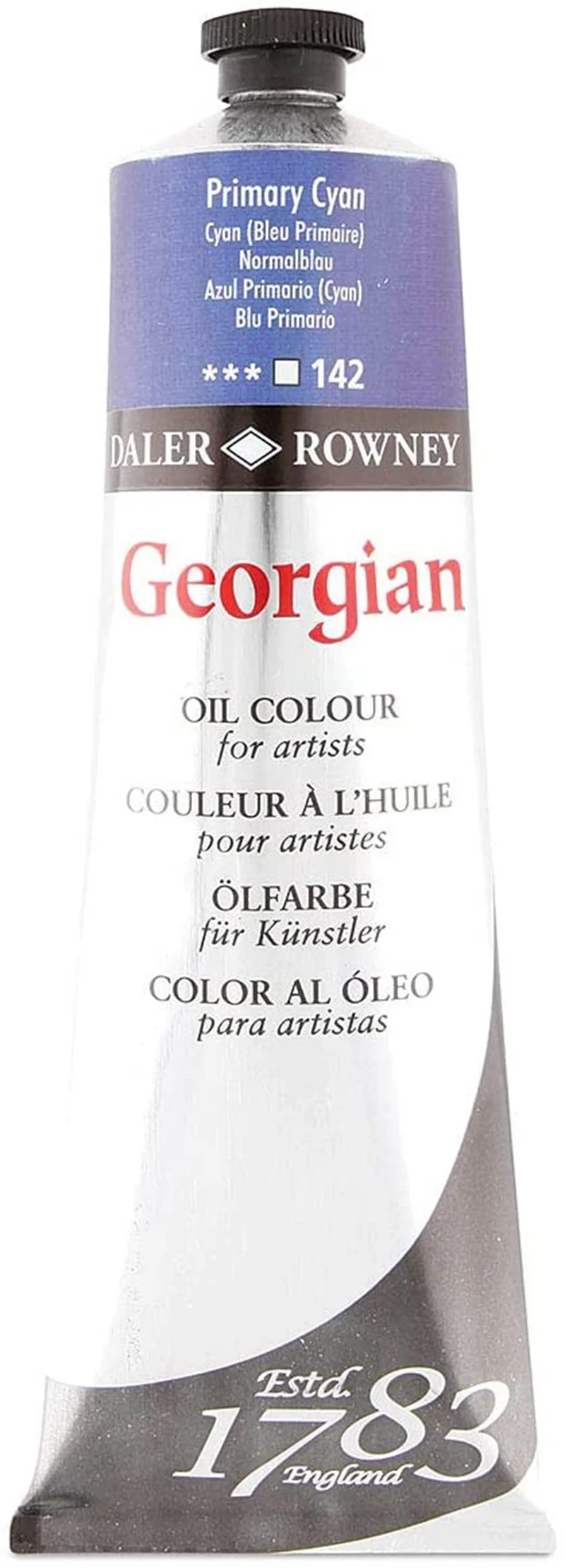 DALER ROWNEY YAĞLI BOYA GEORGIAN GOC SERİSİ 225 ML PRIMARY CYAN 111225142