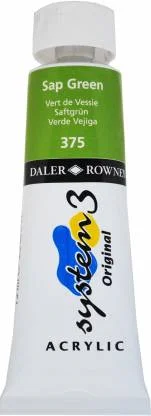 DALER ROWNEY AKRİLİK BOYA SYSTEM 3 ORIGINAL SERİSİ 75 ML SAP GREEN 129075375