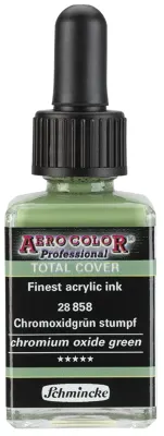 SCHMİNCKE AERO COLOR AKRİLİK MÜREKKEP 28 ML 858 CHROMİUM OXİDE GREEN 28858023