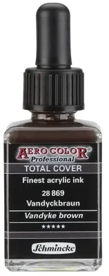 SCHMİNCKE AERO COLOR AKRİLİK MÜREKKEP 28 ML 869 VANDYKE BROWN 28869023