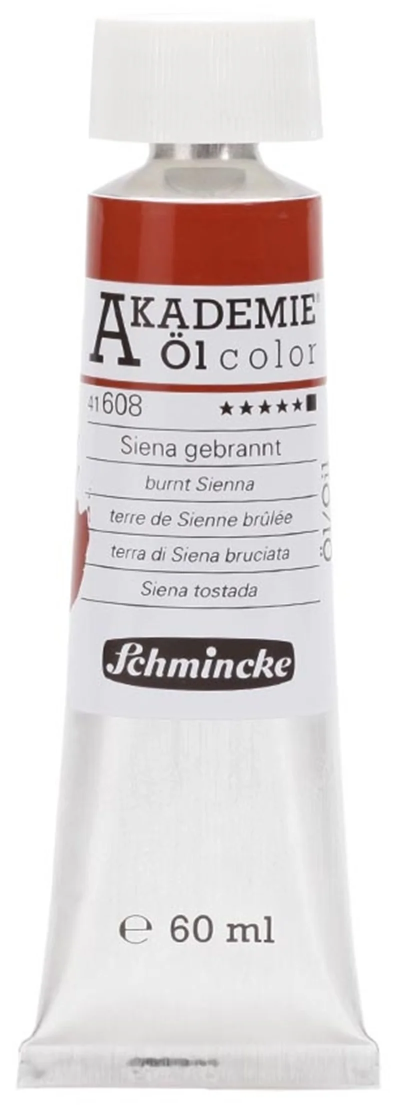 SCHMİNCKE AKADEMİE ÖL COLOR YAĞLI BOYA 60 ML SERİ 1 608 BURNT SİENNA 41608011