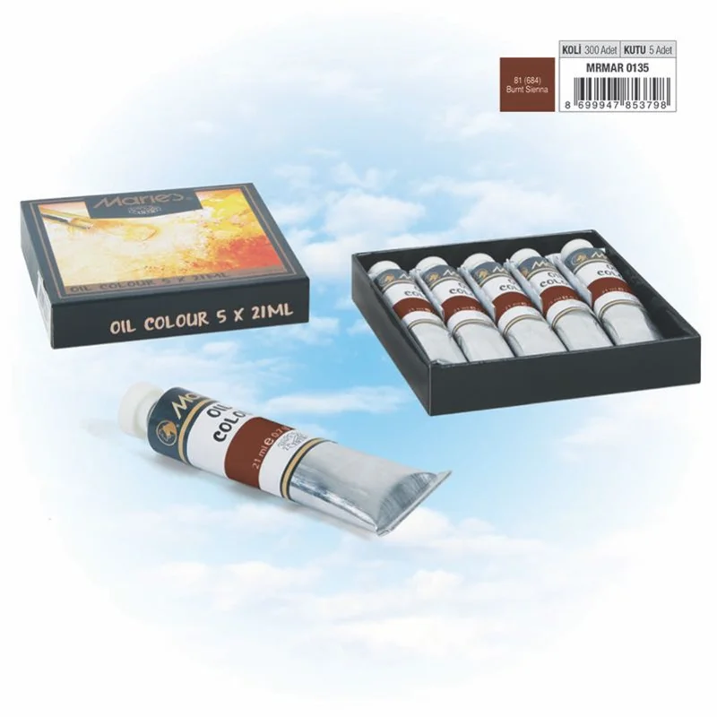 MARIES YAĞLI BOYA 21 ML E75-81*684 BURNT SIENNA