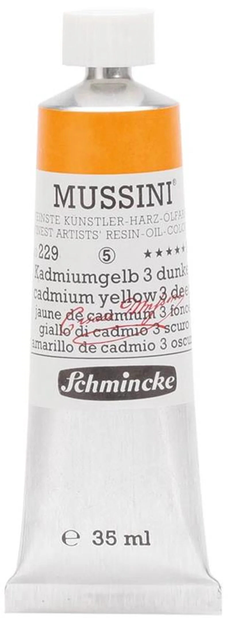 SCHMİNCKE MUSSİNİ ARTİST YAĞLI BOYA CADMİUM YELLOW 3 DEEP 35 ML 10229009