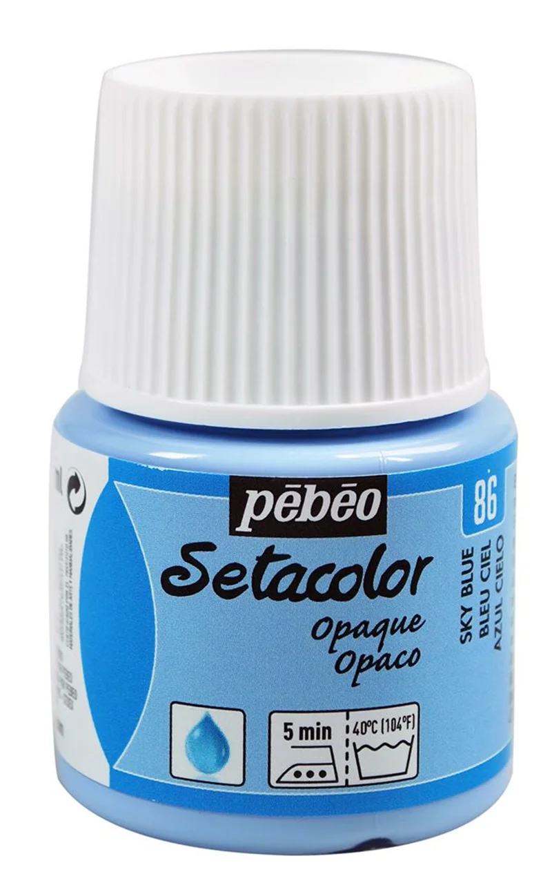PEBEO KUMAŞ BOYASI SETACOLOR OPAQUE 45 ML 295*86 SKY BLUE