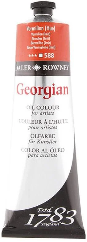 DALER ROWNEY YAĞLI BOYA GEORGIAN GOC SERİSİ 225 ML VERMILION (HUE) 111225588