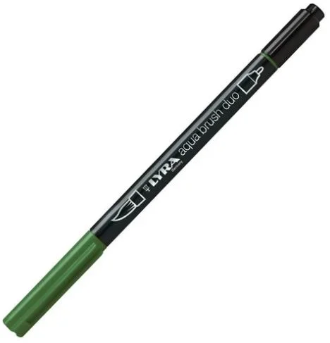LYRA KEÇELİ KALEM AQUA BRUSH DUO FIRÇA UÇLU OLIVE GREEN L6520073