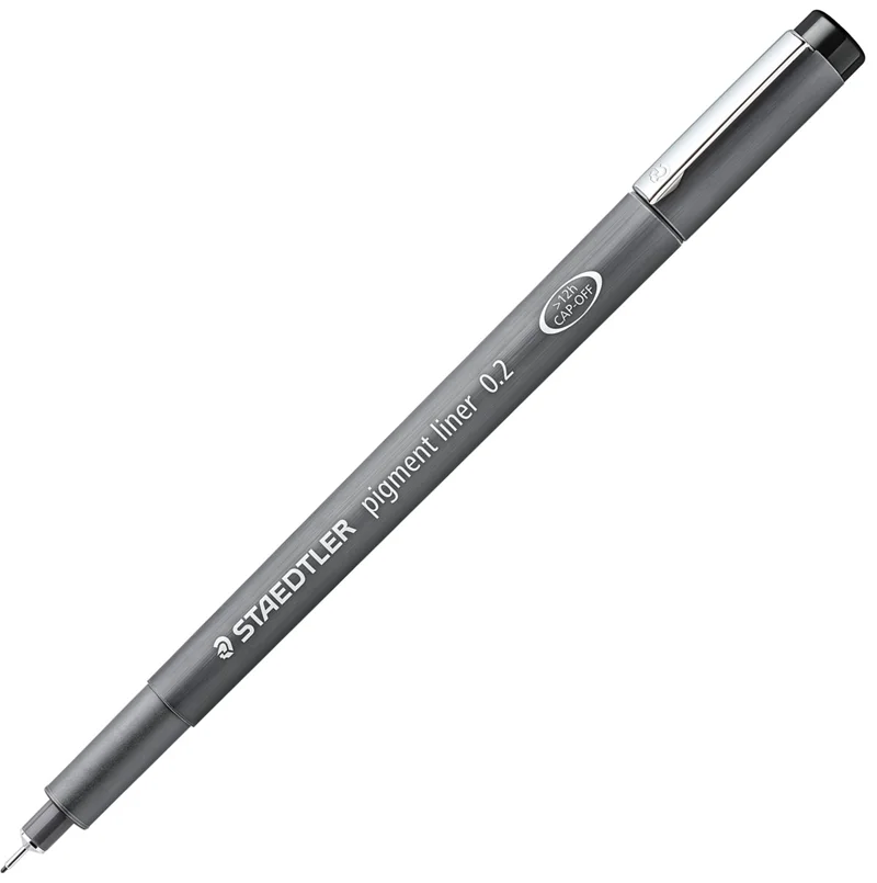 STAEDTLER PIGMENT LINER 0.2 SİYAH 308 02-9