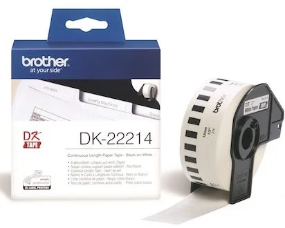BROTHER PTOUCH SÜREKLİ ETİKET 12MMX30.48M 22214