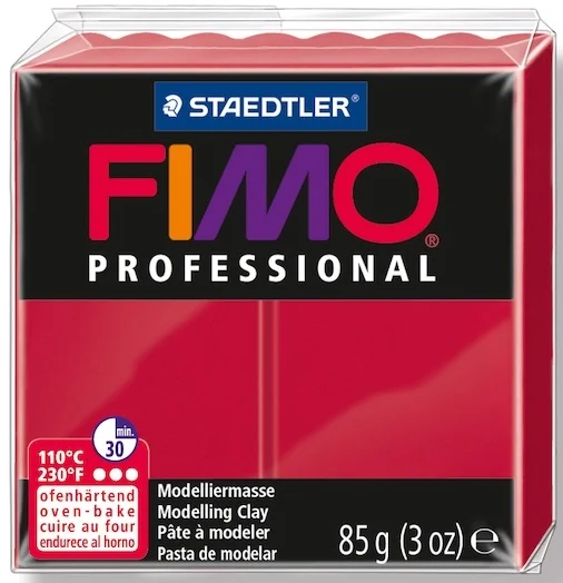 FIMO PROFESSIONAL MODELLEME KİLİ 85 GR VİŞNE ÇÜRÜĞÜ 8004-29