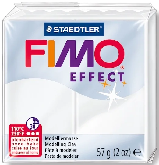 FIMO SOFT MODELLEME KİLİ 57 GR ŞEFFAF BEYAZ 8020-014