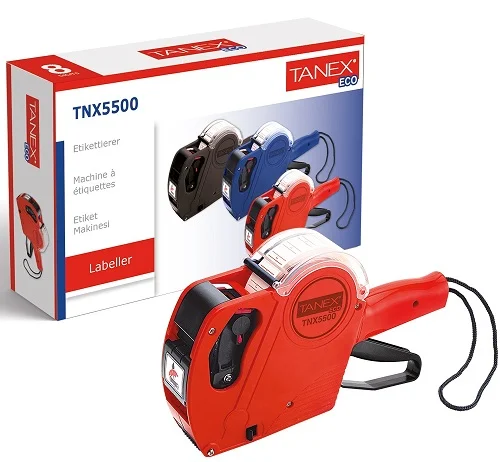 TANEX ETİKET MAKİNESİ 5500 ECO KIRMIZI