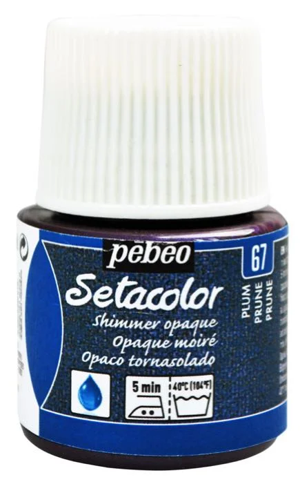 PEBEO KUMAŞ BOYASI SETACOLOR OPAQUE 45 ML 295*67 YD PRUNE MOIRE