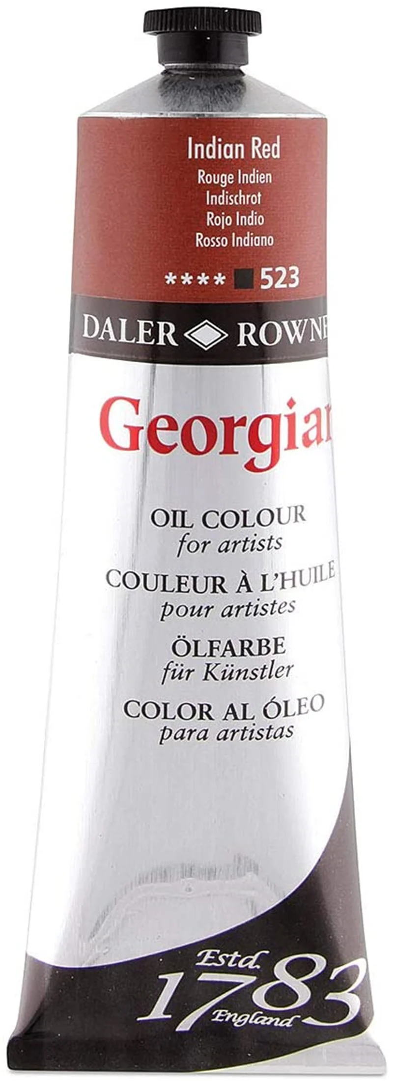 DALER ROWNEY YAĞLI BOYA GEORGIAN GOC SERİSİ 225 ML INDIAN RED 111225523