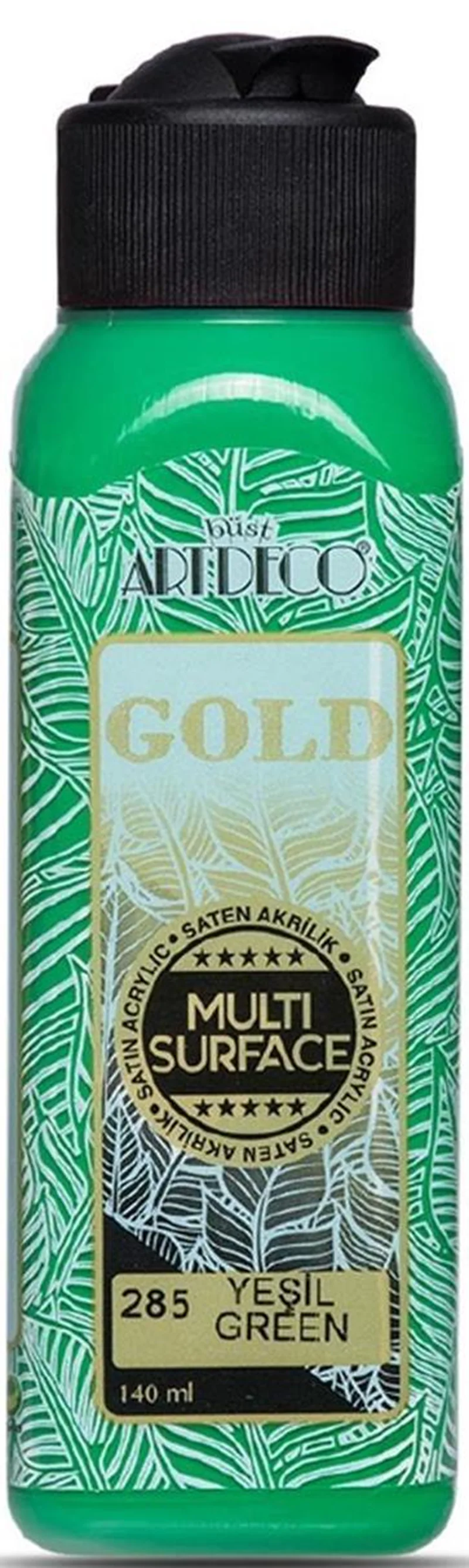 ARTDECO AKRİLİK BOYA GOLD MULTI-SURFACE 140 ML YEŞİL Y-G70R-285