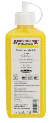 SCHMİNCKE AERO COLOR AKRİLİK MÜREKKEP 250 ML 202 PRİMARY YELLOW 28202027
