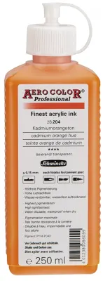 SCHMİNCKE AERO COLOR AKRİLİK MÜREKKEP 250 ML 204 CADMİUM ORANGE HUE 28204027