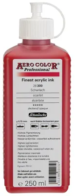 SCHMİNCKE AERO COLOR AKRİLİK MÜREKKEP 250 ML 300 SCARLET 28300027